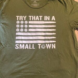 Hanes Green Short Sleeve Tee